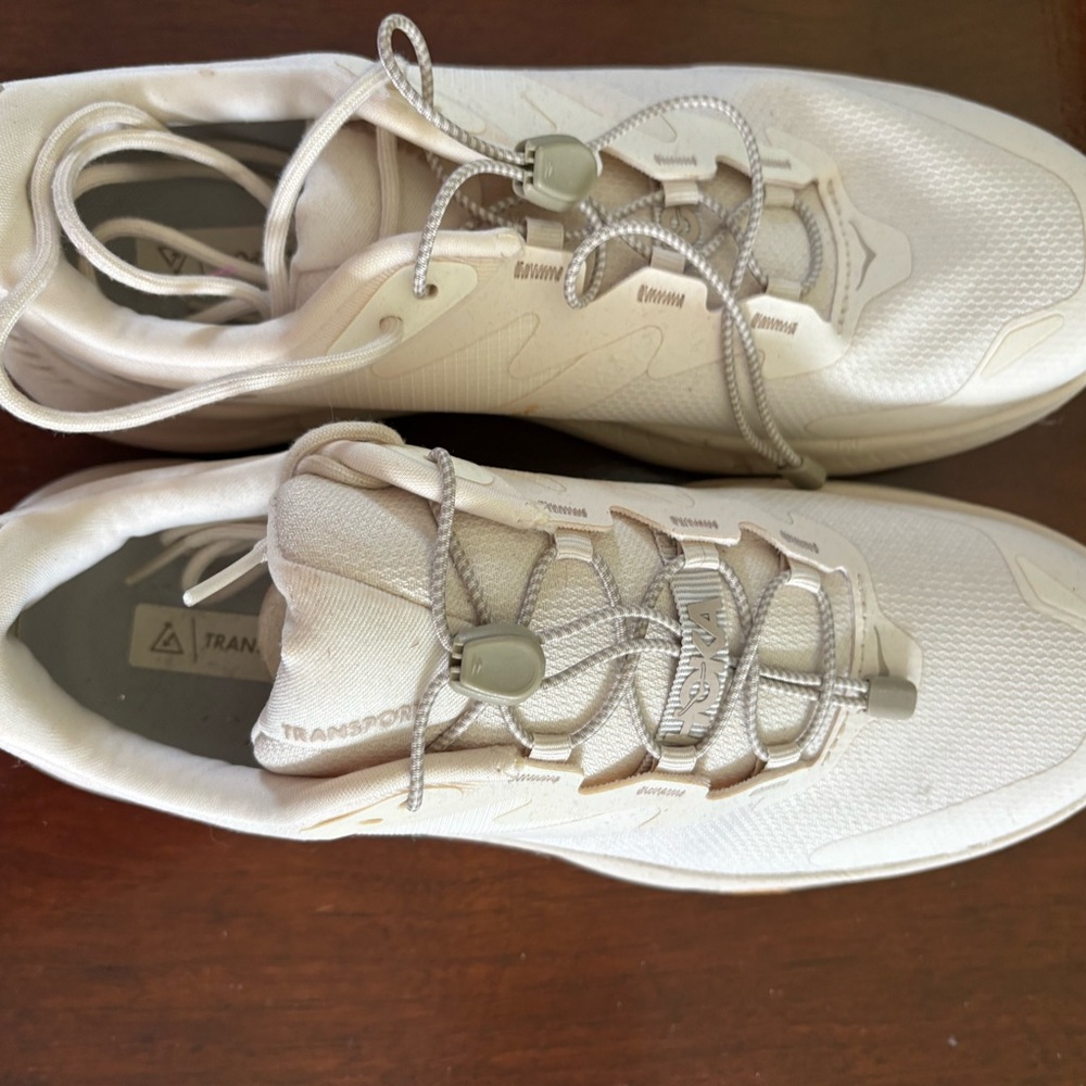Hoka Women's Athletic Sneakers in Light Cream